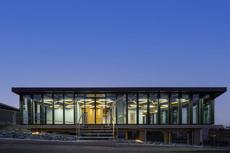 岡野建設工業 新社屋