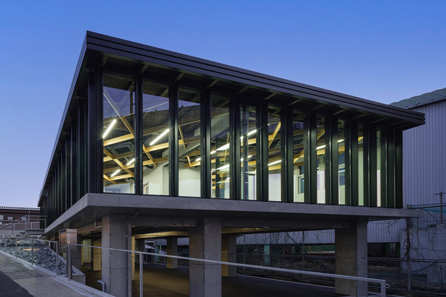 岡野建設工業 新社屋